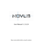 Novus View I Pro HD Silver Manual