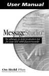 Message Studio User Manual