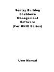 Sentry Bulldog Shutdown Management Software (For UNIX