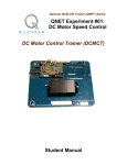 QNET Experiment #01: DC Motor Speed Control DC Motor Control