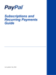 PayPal Subscriptions and Recurring Payments Guide