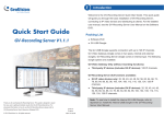 Quick Start Guide GV-Recording Server V1.1.1