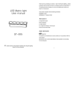 LED Matrix light User manual ST-005