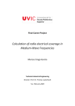 Calculation of radio electrical coverage in Medium‐Wave