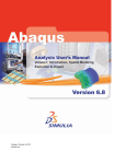 Abaqus Analysis User`s Manual, vol1