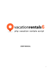 USER MANUAL - Vacation Rental Script