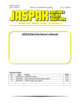 JASPak Batt-Pak Owner`s Manual