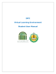 IRTI Virtual Learning Environment Student User Manual