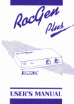 RogGen Plus User`s Manual - OCR Version