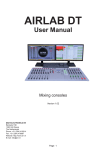 AIRLAB DT - D&R Broadcast Mixing Consoles