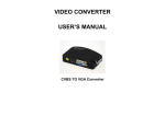 SCART TO HDMI Converter User Manual