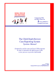 The Child Death Review Case Reporting System