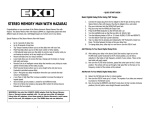 Stereo Memory Man with Hazarai Instructions - Electro