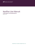 NaviPlan User Manual: Calculators and Assessments