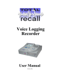 Total Recall Owner`s Manual Version 2.00 (old)