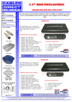 3.5” HDD ENCLOSURES