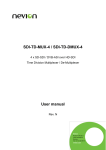 SDI-TD-MUX-4 / SDI-TD-DMUX-4 User manual