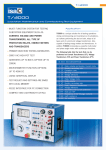 ISA T3000 Substation Test System - Specifications