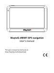 WayteQ x985BT GPS navigation User`s manual
