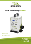 FTIR accessory: PA101