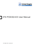 IFS POE302-EX User Manual - Utcfssecurityproductspages.eu