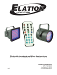 Elation® Architectural User Instructions