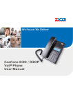 CooFone-D30 User Manual