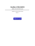 EonStor U16U-G4010 Installation and Hardware Reference Manual