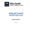 AlbaCombi Module: User Manual