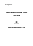 User Manual for Intelligent Burglar Alarm Hosts