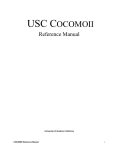 USC COCOMOII