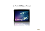 Le Pan S (Wi-Fi) User Manual