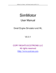 SimMotor Manual