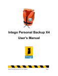 Intego Personal Backup X4 User`s Manual