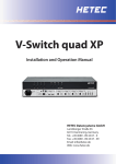 V-Switch quad XP - HETEC Datensysteme GmbH, Germering