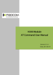 H330 Module AT Command User Manual - Premier