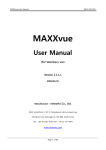 MAXXvue(v2.1.1.x) User Manual for veterinary use