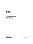 PXI-8140RT Series User Manual