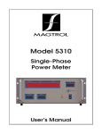 Model 6530 User`s Manual