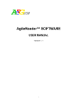AgileReader™ Software Manual