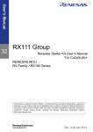 Renesas Starter Kit for RX111 User`s Manual