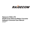 Raisecom ROS-LITE RC581series Ethernet Media Converter