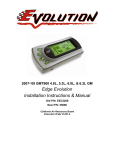Edge Evolution Installation Instructions & Manual