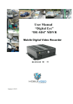 User Manual “Digital Eye” “DE-SD4” MDVR