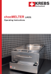 chocMELTER 20 kg manual