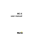 MC-X user manual