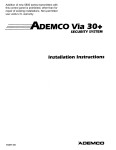VIA30P Installation Instructions