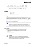 (SMV 3000) Electronics Module Replacement Kit Instruction