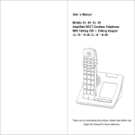 User `s Manual Models CL -65, CL-30 Amplified DECT