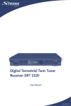 Digital Terrestrial Twin Tuner Receiver SRT 5220